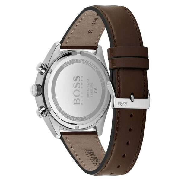 Hugo Boss Men’s Quartz Leather Strap Gray Dial 44mm Watch 1513815 UAE DUBAI AJMAN SHARJAH ABU DHABI RAS AL KHAIMA UMM UL QUWAIN ALAIN FUJAIRAH