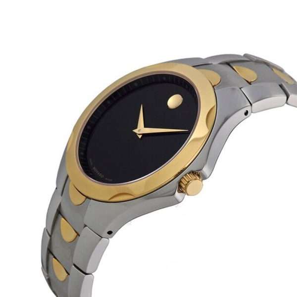 Movado Men’s Swiss Made Quartz Stainless Steel Black Dial 40mm Watch 0606381 UAE DUBAI AJMAN SHARJAH ABU DHABI RAS AL KHAIMA UMM UL QUWAIN ALAIN FUJAIRAH