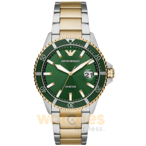 Emporio Armani Men’s Quartz Stainless Steel Green Dial 42mm Watch AR80063 UAE DUBAI AJMAN SHARJAH ABU DHABI RAS AL KHAIMA UMM UL QUWAIN ALAIN FUJAIRAH