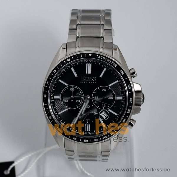 Hugo Boss Men’s Quartz Stainless Steel Black Dial 44mm Watch 1513080 UAE DUBAI AJMAN SHARJAH ABU DHABI RAS AL KHAIMA UMM UL QUWAIN ALAIN FUJAIRAH
