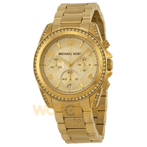Michael Kors Women’s Quartz Stainless Steel Gold 38mm Watch MK5166 (Without Tag)