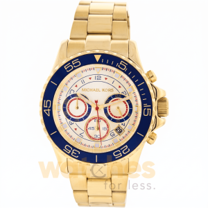 Michael Kors Men’s Stainless Steel Gold Dial 42mm Watch MK5792