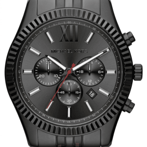 Michael Kors Men’s Quartz Stainless Steel Black 45mm Watch MK8320