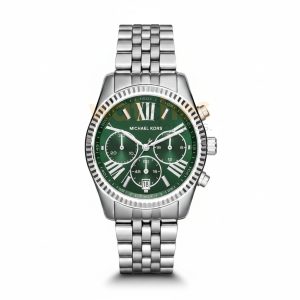 Michael Kors Women’s Quartz Stainless Steel Green Dial 38mm Watch MK6222