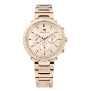 Tommy Hilfiger Women’s Quartz Stainless Steel Rose Gold Dial 38mm Watch 1782347