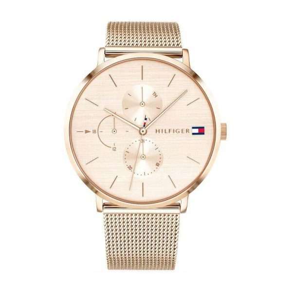 Tommy Hilfiger Women’s Quartz Rose Gold Stainless Steel Rose Gold Dial 40mm Watch 1781944