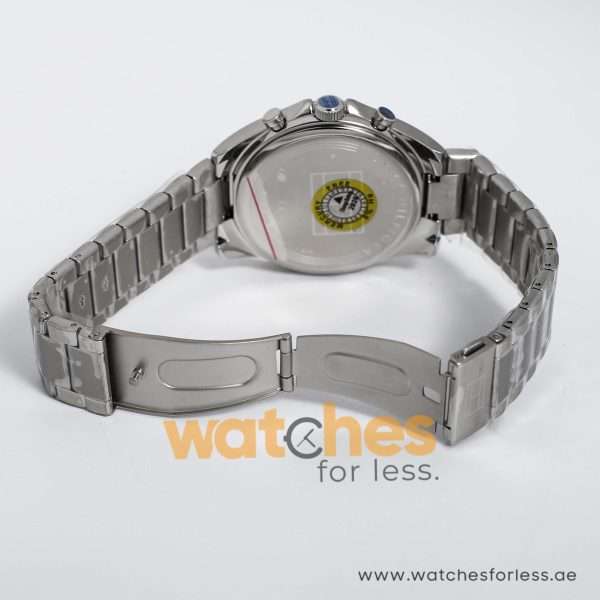 Tommy Hilfiger Men’s Quartz Silver Stainless Steel Blue Dial 44mm Watch 1710448 UAE DUBAI AJMAN SHARJAH ABU DHABI RAS AL KHAIMA UMM UL QUWAIN ALAIN FUJAIRAH
