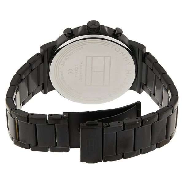 Tommy Hilfiger Men’s Quartz Stainless Steel Black Dial 44mm Watch 1710414