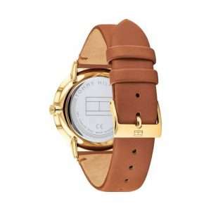 Tommy Hilfiger Women’s Quartz Leather Starp Silver Dial 38mm Watch 1782073