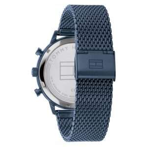 Tommy Hilfiger Men’s Quartz Blue Stainless Steel Blue Dial 44mm Watch 1791990