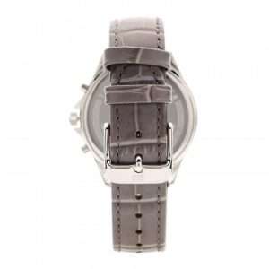 Tommy Hilfiger Women’s Quartz Grey Leather Strap Silver Dial 39mm Watch 1781980