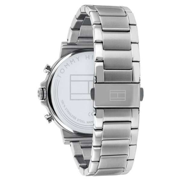 Tommy Hilfiger Men’s Quartz Stainless Steel Black Dial 44mm Watch 1710413