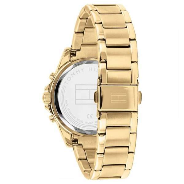 Tommy Hilfiger Women’s Quartz Stainless Steel Gold Dial 38mm Watch 1782195