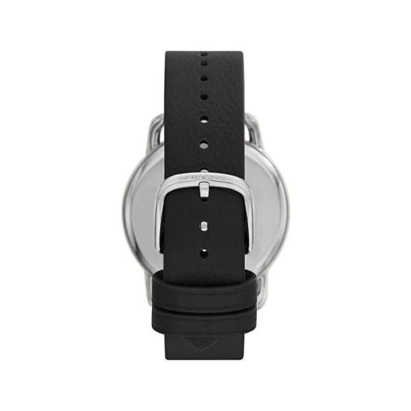 Emporio Armani Men’s Quartz Leather Strap Black Dial 42mm Watch AR11336