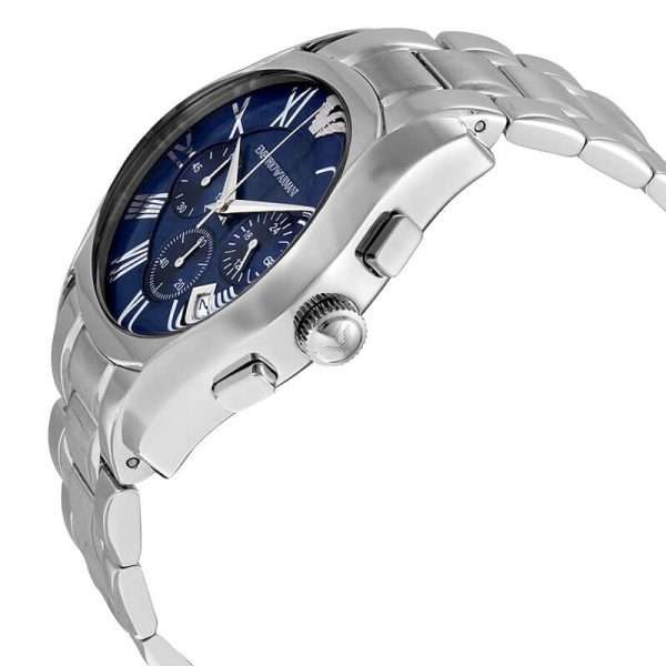 Emporio Armani Men’s Quartz Stainless Steel Blue Dial 42mm Watch AR1635
