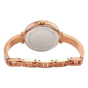 Michael Kors Women’s Quartz Stainless Steel Rose Gold Dial 36mm Watch MK3785