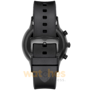 Alternative view of Emporio Armani Men’s Quartz Silicone Strap Silver Dial 43mm Watch AR11048