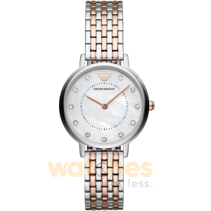 Emporio Armani Women’s Quartz Stainless Steel Mother of Pearl Dial 28mm Watch AR11094