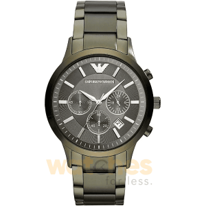 Emporio Armani Men’s Quartz Stainless Steel Grey Dial 43mm Watch AR11117