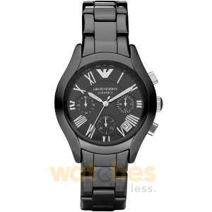 Emporio Armani Women’s Quartz Ceramic Black Dial 38mm Watch AR1401