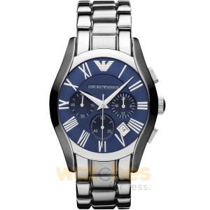 Emporio Armani Men’s Quartz Stainless Steel Blue Dial 42mm Watch AR1635