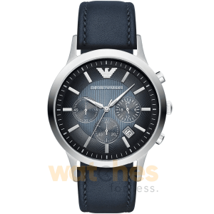 Emporio Armani Men’s Quartz Leather Strap Blue Dial 43mm Watch AR2473 UAE DUBAI AJMAN SHARJAH ABU DHABI RAS AL KHAIMA UMM UL QUWAIN ALAIN FUJAIRAH