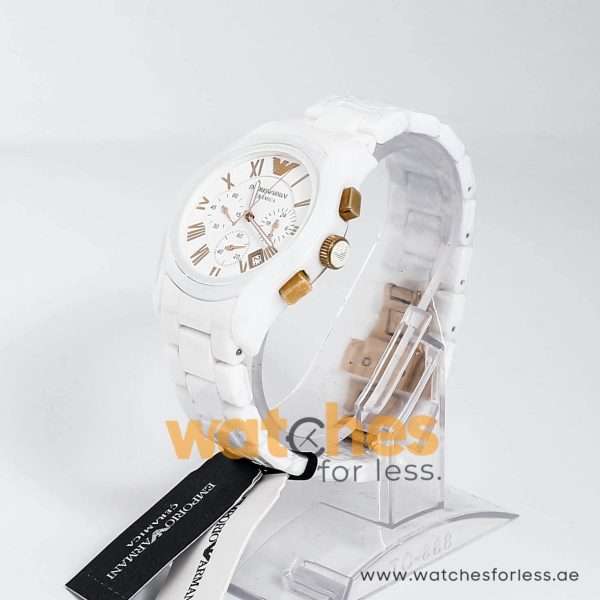 Emporio Armani Women’s Quartz Ceramic Chain White Dial 42mm Watch AR1416 UAE DUBAI AJMAN SHARJAH ABU DHABI RAS AL KHAIMA UMM UL QUWAIN ALAIN FUJAIRAH
