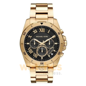 Michael Kors Men’s Quartz Stainless Steel Black Dial 44mm Watch MK8481