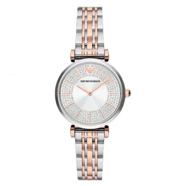 Emporio Armani Women’s Quartz Stainless Steel Silver Dial 32mm Watch AR11537 UAE DUBAI AJMAN SHARJAH ABU DHABI RAS AL KHAIMA UMM UL QUWAIN ALAIN FUJAIRAH