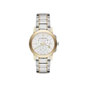 Burberry Unisex Swiss Made Stainless Steel White Dial 38mm Watch BU9751