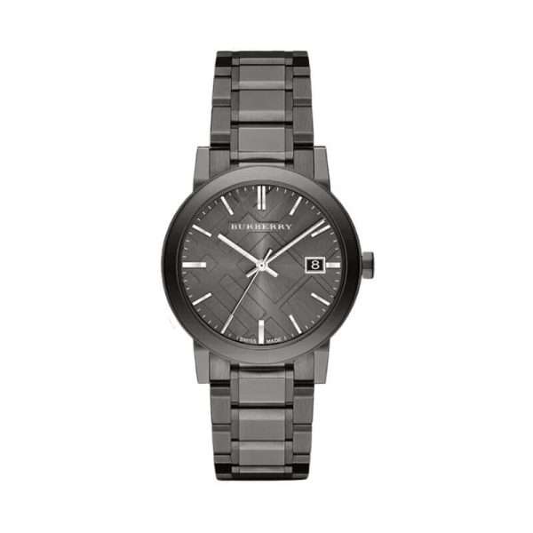 Burberry Men’s Swiss Made Stainless Steel Grey Dial 38mm Watch BU9007