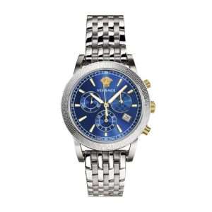 Versace Men’s Quartz Swiss Made Stainless Steel Blue Dial 40mm Watch VELT00219