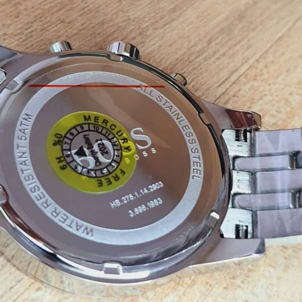 Hugo Boss Men’s Quartz Stainless Steel Black Dial 41mm Watch 1513383