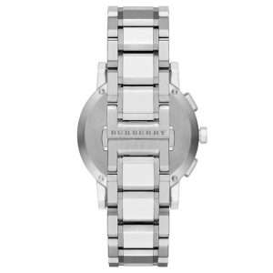 Burberry Women’s Swiss Made Quartz Stainless Steel White Dial 38mm Watch BU9750