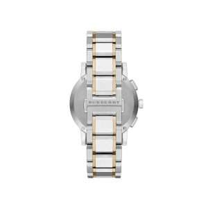 Burberry Unisex Swiss Made Stainless Steel White Dial 38mm Watch BU9751
