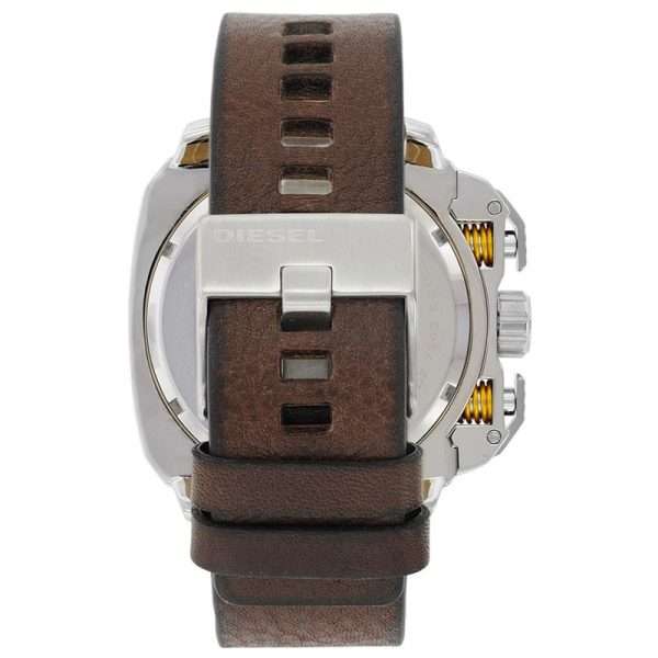 Diesel Men’s Quartz Brown Leather Strap Beige & Grey Dial 57mm Watch DZ7343 UAE DUBAI AJMAN SHARJAH ABU DHABI RAS AL KHAIMA UMM UL QUWAIN ALAIN FUJAIRAH