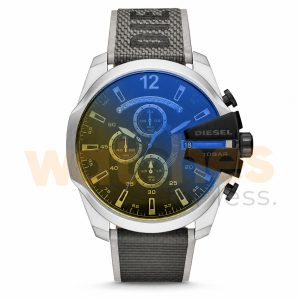 Diesel Men’s Quartz Multi Color Silicone Strap Black Dial 51mm Watch DZ4523