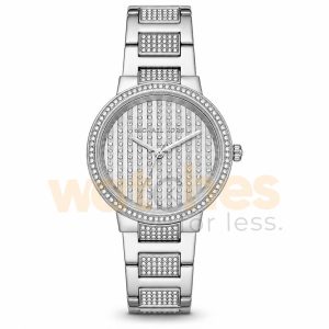 Michael Kors Women’s Quartz Stainless Steel Silver Dial 33mm Watch MK3984