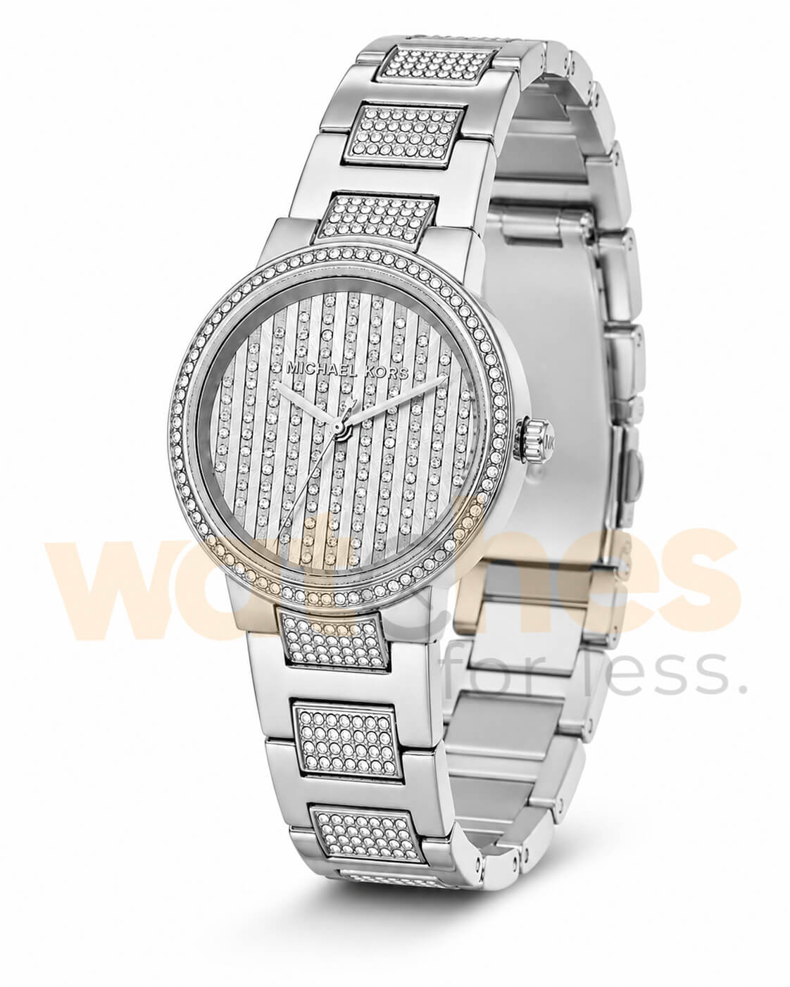 Michael Kors Women’s Quartz Stainless Steel Silver Dial 33mm Watch MK3984