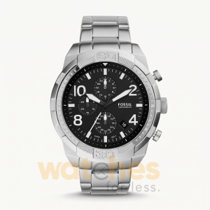 Fossil Men’s Chronograph Quartz Stainless Steel Black Dial 50mm Watch FS5710 UAE DUBAI AJMAN SHARJAH ABU DHABI RAS AL KHAIMA UMM UL QUWAIN ALAIN FUJAIRAH