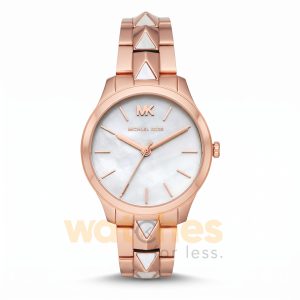 Michael Kors Women’s Quartz Stainless Steel Mother of Pearl Dial 38mm Watch MK6671