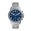 Fossil Men’s Quartz Stainless Steel Blue Dial 46mm Watch FS5604 UAE DUBAI AJMAN SHARJAH ABU DHABI RAS AL KHAIMA UMM UL QUWAIN ALAIN FUJAIRAH