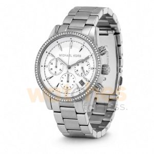 Michael Kors Women’s Quartz Stainless Steel White Dial 37mm Watch MK6428