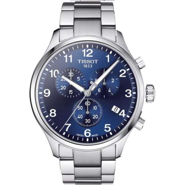 TISSOT Men’s Quartz Swiss Made Silver Stainless Steel Blue Dial 45mm Watch T116.617.11.047.01 UAE DUBAI AJMAN SHARJAH ABU DHABI RAS AL KHAIMA UMM UL QUWAIN ALAIN FUJAIRAH