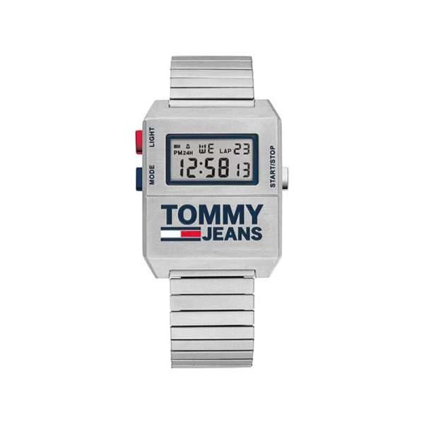 Tommy Hilfiger Men’s Digital Stainless Steel White Dial 32mm Watch 1791669 UAE DUBAI AJMAN SHARJAH ABU DHABI RAS AL KHAIMA UMM UL QUWAIN ALAIN FUJAIRAH