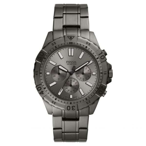 Fossil Men’s Quartz Stainless Steel Grey Dial 44mm Watch FS5621 UAE DUBAI AJMAN SHARJAH ABU DHABI RAS AL KHAIMA UMM UL QUWAIN ALAIN FUJAIRAH