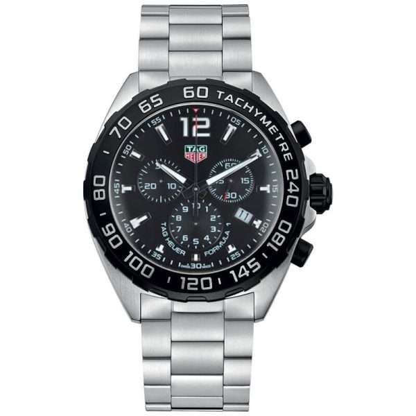 Tag Heuer Men’s Quartz Swiss Made Silver Stainless Steel Black Dial 43mm Watch CAZ1010.BA0842 UAE DUBAI AJMAN SHARJAH ABU DHABI RAS AL KHAIMA UMM UL QUWAIN ALAIN FUJAIRAH