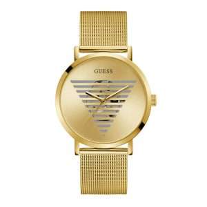 Guess Men’s Quartz Gold Stainless Steel Gold Dial 44mm Watch GW0502G1 UAE DUBAI AJMAN SHARJAH ABU DHABI RAS AL KHAIMA UMM UL QUWAIN ALAIN FUJAIRAH