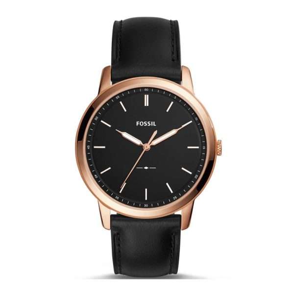 Fossil Men’s Quartz Leather Strap Black Dial 44mm Watch FS5376 UAE DUBAI AJMAN SHARJAH ABU DHABI RAS AL KHAIMA UMM UL QUWAIN ALAIN FUJAIRAH