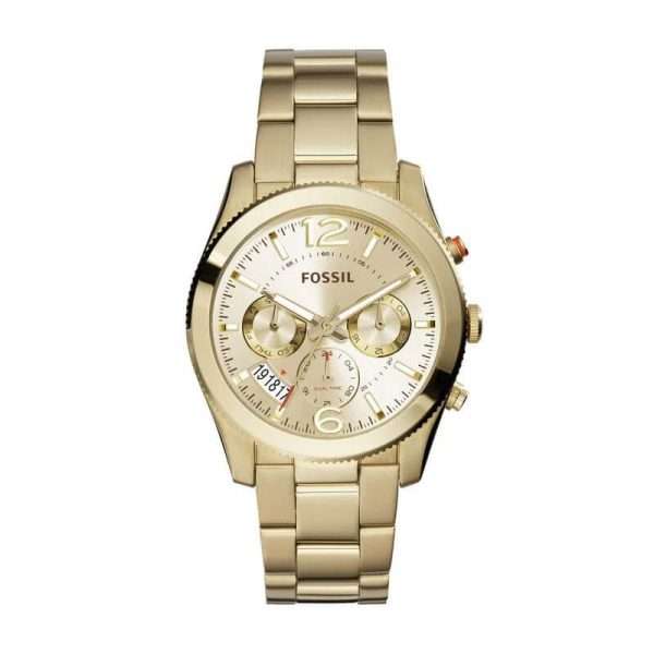 Fossil Women’s Quartz Gold Stainless Steel Gold Dial 40mm Watch ES3884 UAE DUBAI AJMAN SHARJAH ABU DHABI RAS AL KHAIMA UMM UL QUWAIN ALAIN FUJAIRAH